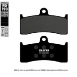 Pastillas de freno moto Galfer semi metal FD193G16