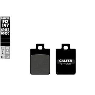 Pastillas de freno moto Galfer Scooter FD197G1050