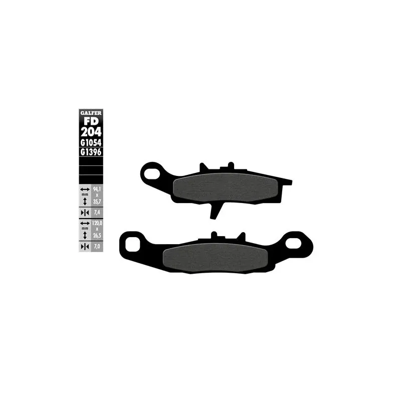 Pastillas de freno moto Galfer semi metal FD204G10