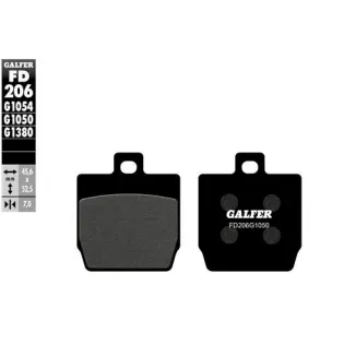 Pastillas de freno moto Galfer semi metal FD206G10