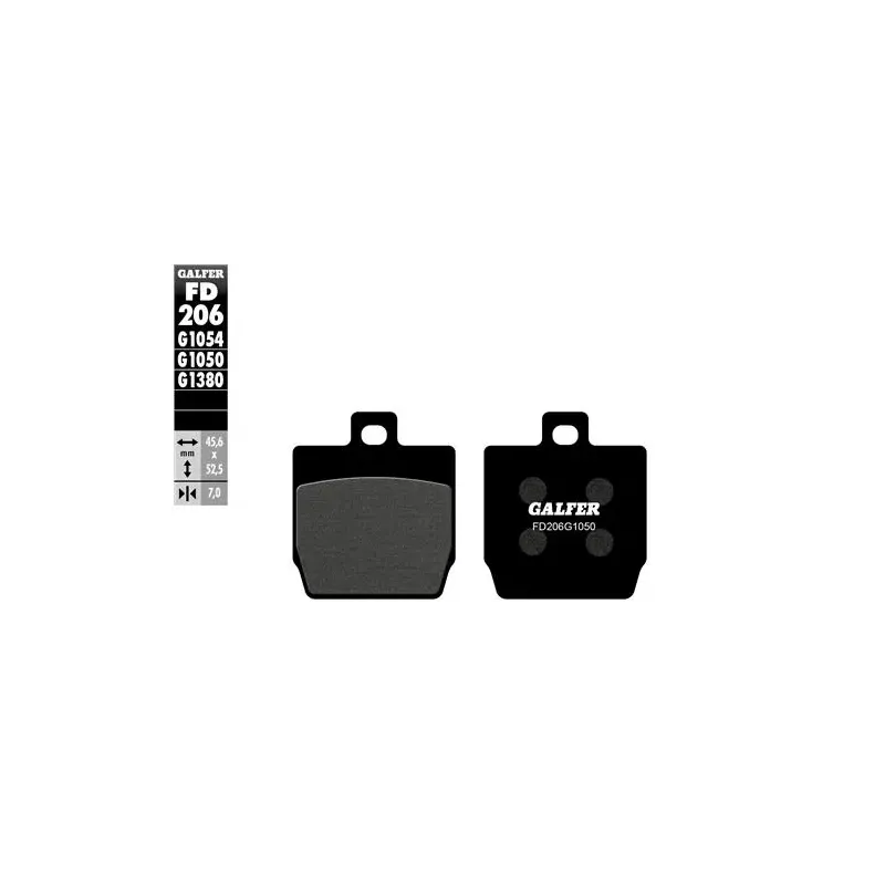 Pastillas de freno moto Galfer Scooter FD206G1380