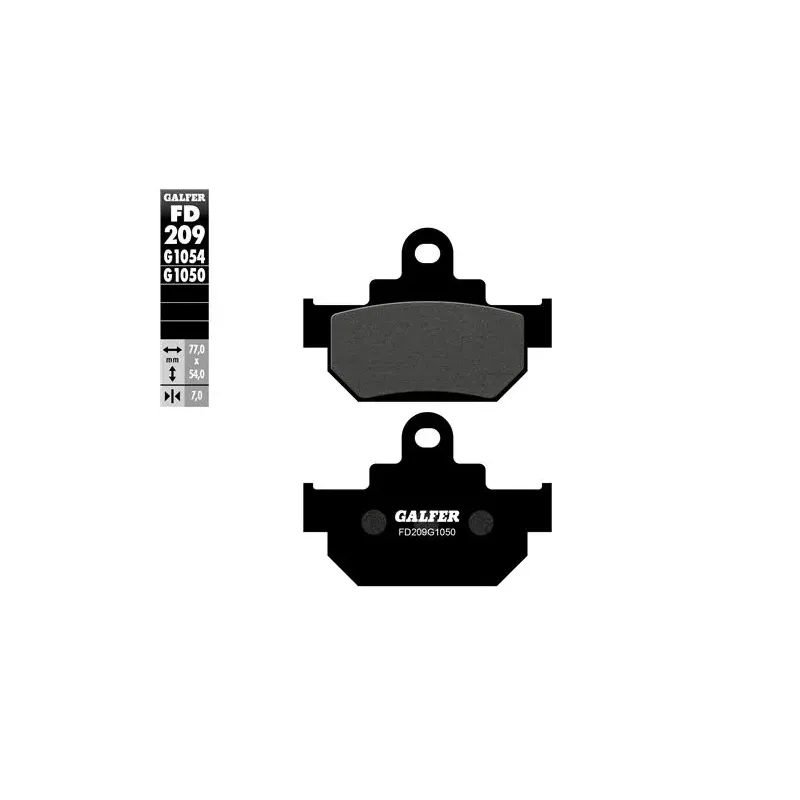 Pastillas de freno moto Galfer semi metal FD209G10
