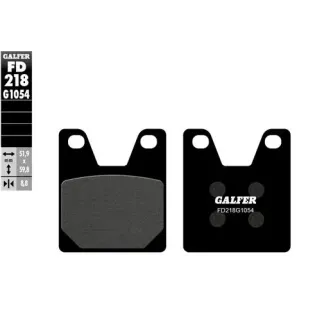 Pastillas de freno moto Galfer semi metal FD218G16