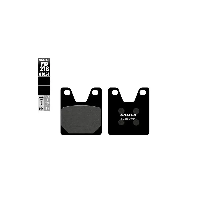 Pastillas de freno moto Galfer semi metal FD218G16