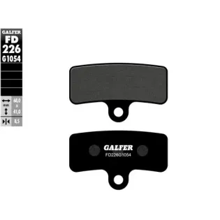 Pastillas de freno moto Galfer semi metal FD226G10