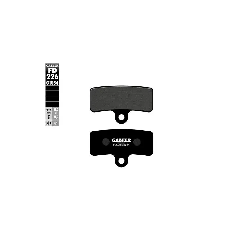 Pastillas de freno moto Galfer semi metal FD226G10