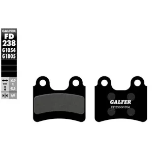 Pastillas de freno moto Galfer semi metal FD238G10