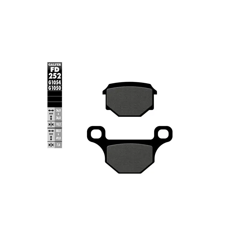 Pastillas de freno moto Galfer Scooter FD252G1050