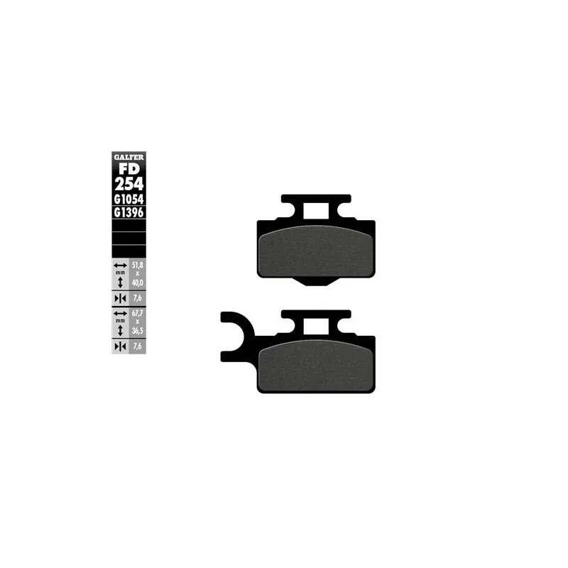 Pastillas de freno moto Galfer Sinter Offroad FD25