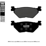 Pastillas de freno moto Galfer semi metal FD260G16
