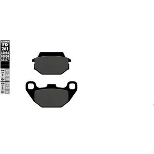 Pastillas de freno moto Galfer Scooter FD261G1050