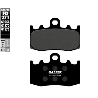Pastillas de freno moto Galfer semi metal FD271G10