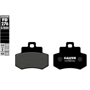 Pastillas de freno moto Galfer semi metal FD276G16