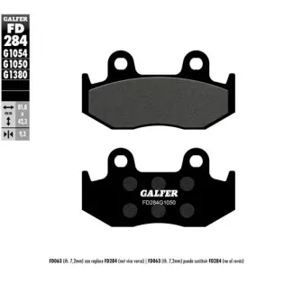 Pastillas de freno moto Galfer Scooter FD284G1050