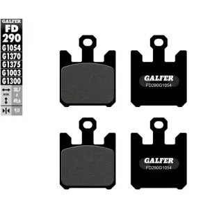 Pastillas de freno moto Galfer semi metal FD290G10