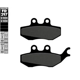 Pastillas de freno moto Galfer Scooter FD297G1050