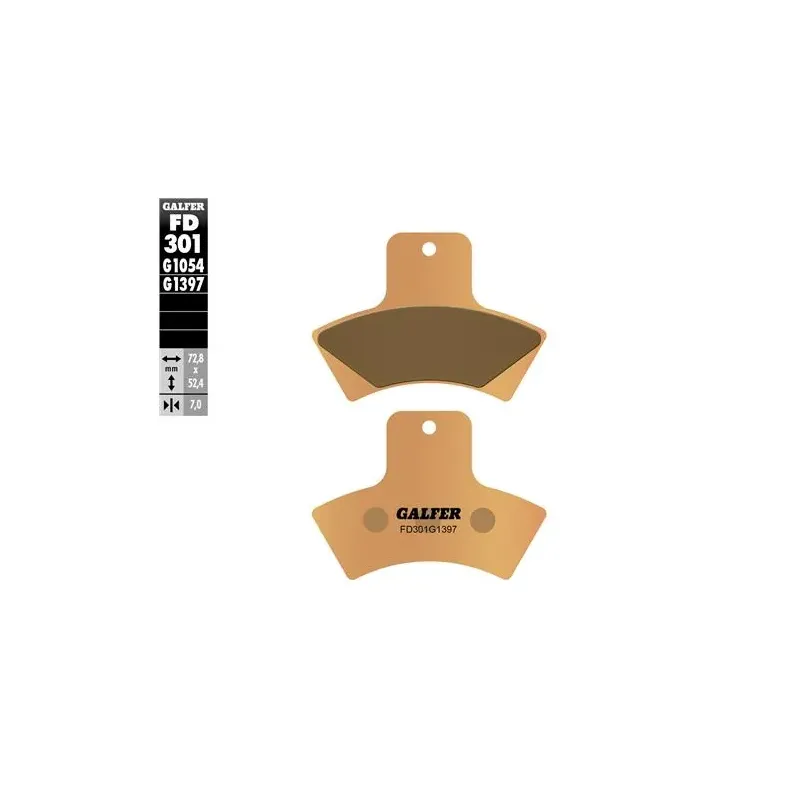 Pastillas de freno moto Galfer Sinter Quad FD301G1