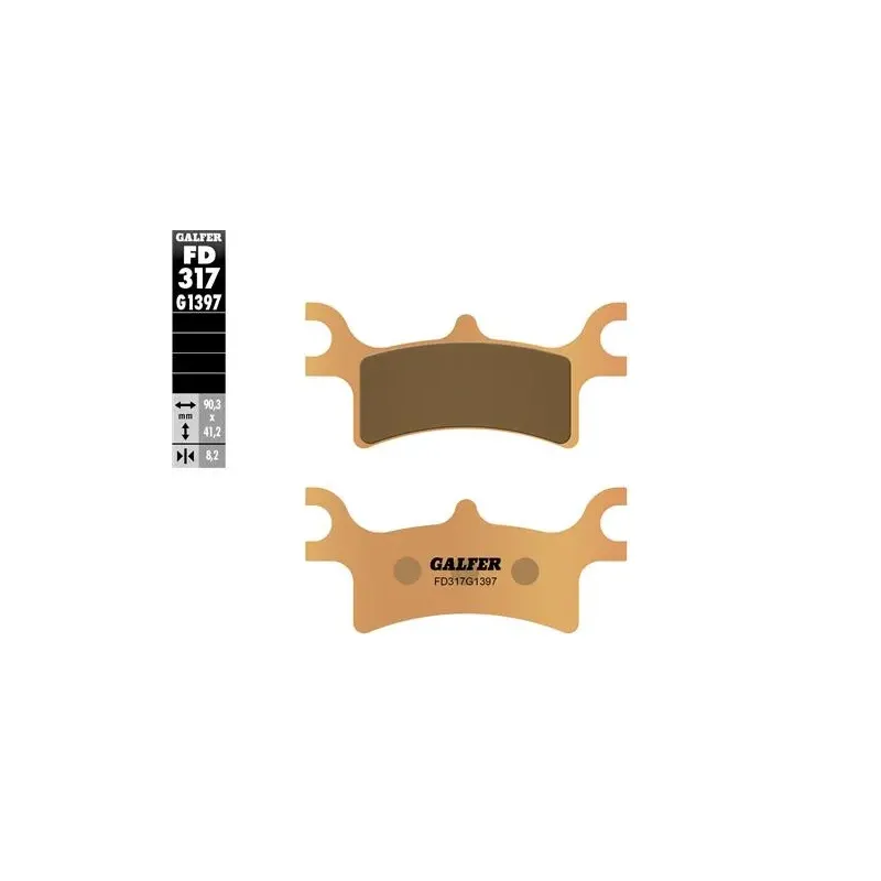 Pastillas de freno moto Galfer Sinter Quad FD317G1