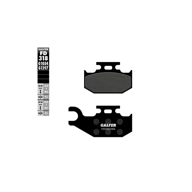 Pastillas de freno moto Galfer Sinter Quad FD318G1