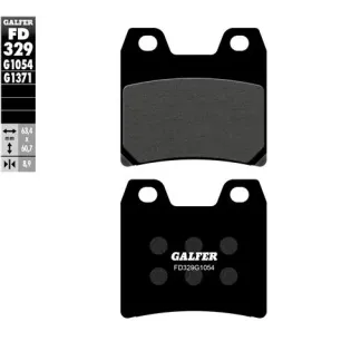 Pastillas de freno moto Galfer semi metal FD329G10