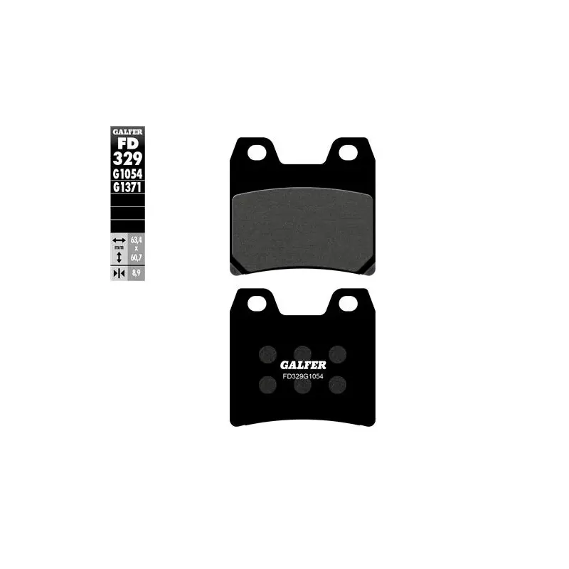 Pastillas de freno moto Galfer semi metal FD329G10