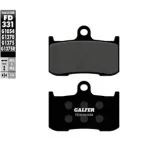Pastillas de freno moto Galfer semi metal FD331G10