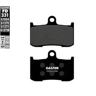 Pastillas de freno moto Galfer semi metal FD331G16