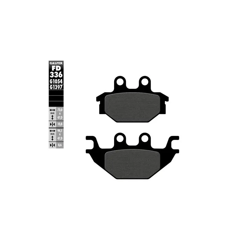 Pastillas de freno moto Galfer Sinter Quad FD336G1