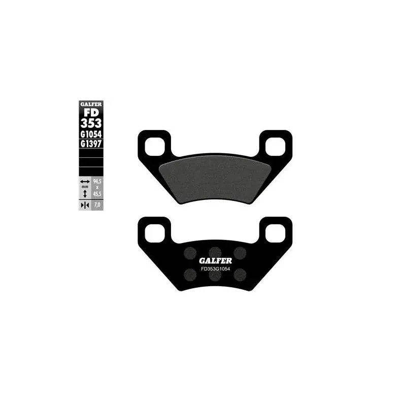 Pastillas de freno moto Galfer Sinter Quad FD353G1