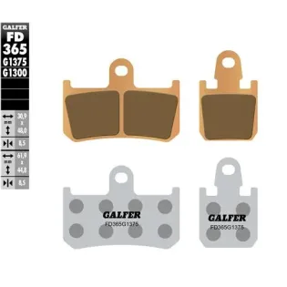 Pastillas de freno moto Galder Sinter Sport FD365G