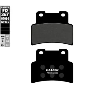Pastillas de freno moto Galfer semi metal FD367G10