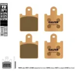 Pastillas de freno moto Galder Sinter Sport FD371G