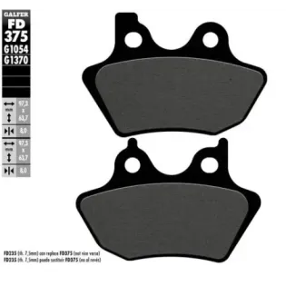 Pastillas de freno moto Galfer semi metal FD375G10