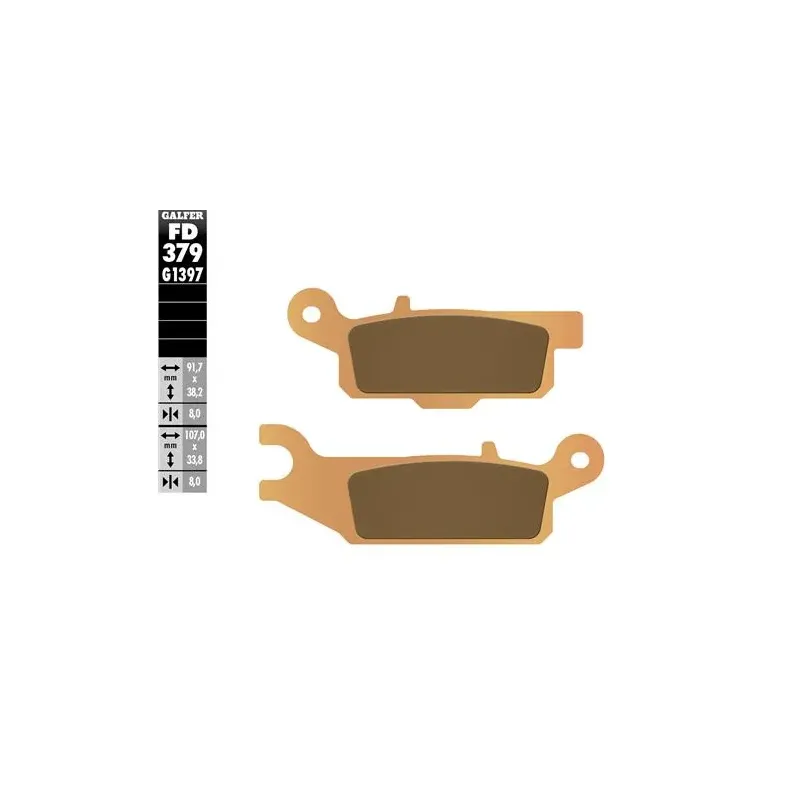Pastillas de freno moto Galfer Sinter Quad FD379G1