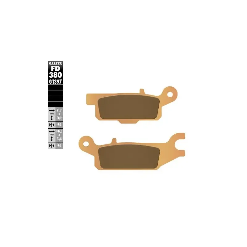 Pastillas de freno moto Galfer Sinter Quad FD380G1