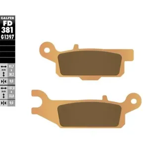 Pastillas de freno moto Galfer Sinter Quad FD381G1