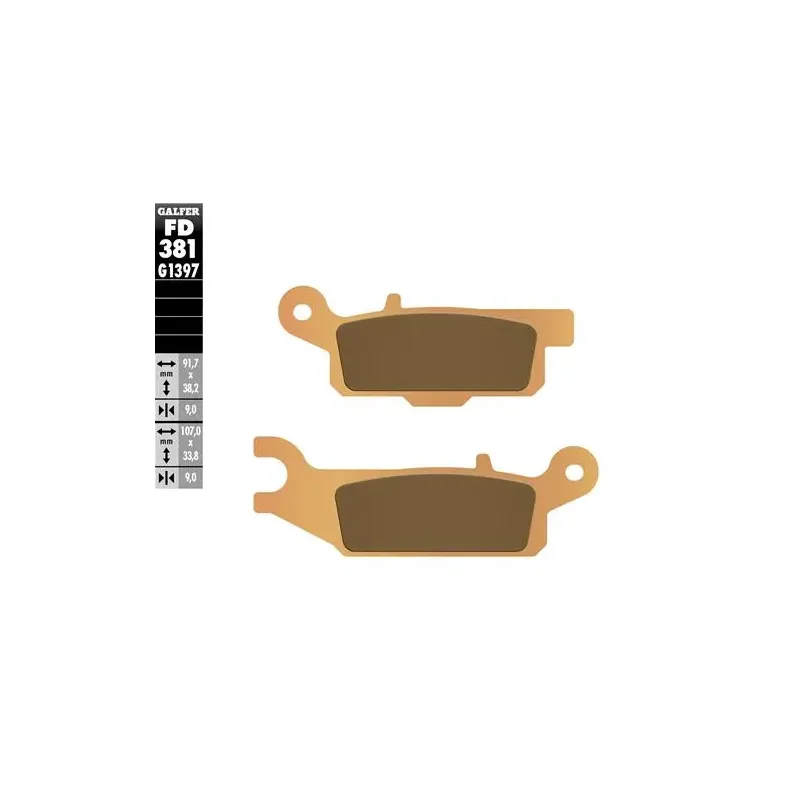 Pastillas de freno moto Galfer Sinter Quad FD381G1