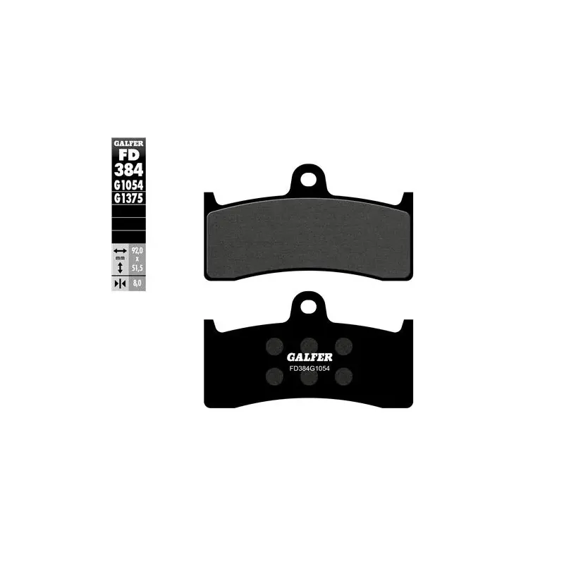Pastillas de freno moto Galfer semi metal FD384G10