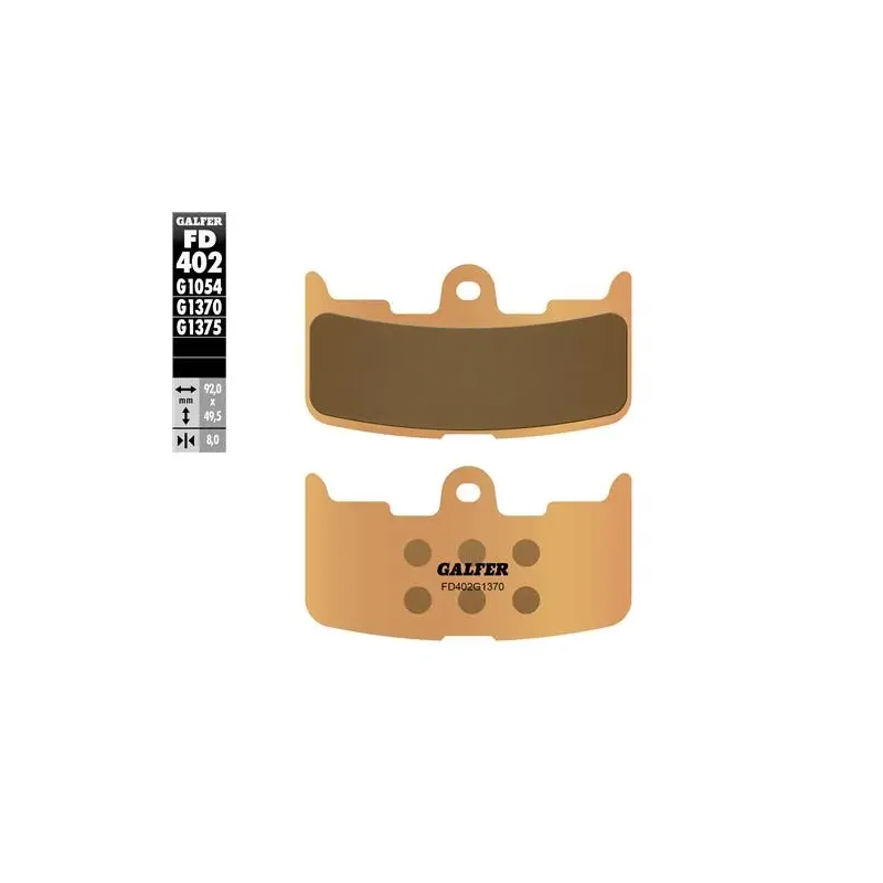 Pastillas de freno moto Galfer Sinter Street FD402