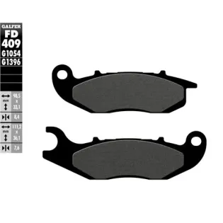 Pastillas de freno moto Galfer semi metal FD409G10