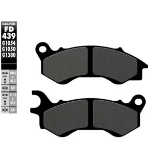 Pastillas de freno moto Galfer Scooter FD439G1050