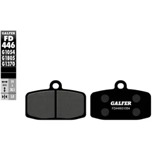 Pastillas de freno moto Galfer semi metal FD446G10