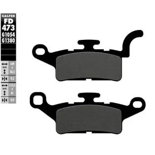 Pastillas de freno moto Galfer semi metal FD473G10