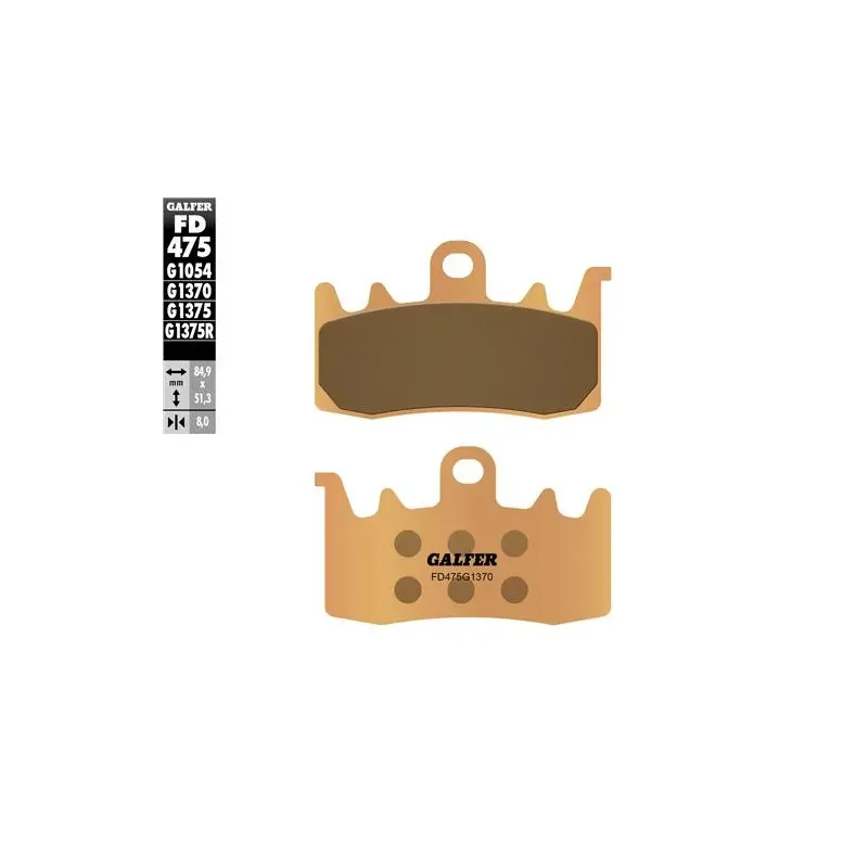 Pastillas de freno moto Galfer Sinter Street FD475