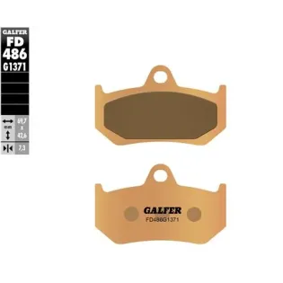 Pastillas de freno moto Galfer Sinter Street FD486