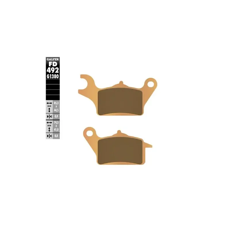 Pastillas de freno moto Galfer Scooter FD492G1380