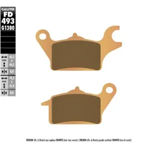 Pastillas de freno moto Galfer Scooter FD493G1380