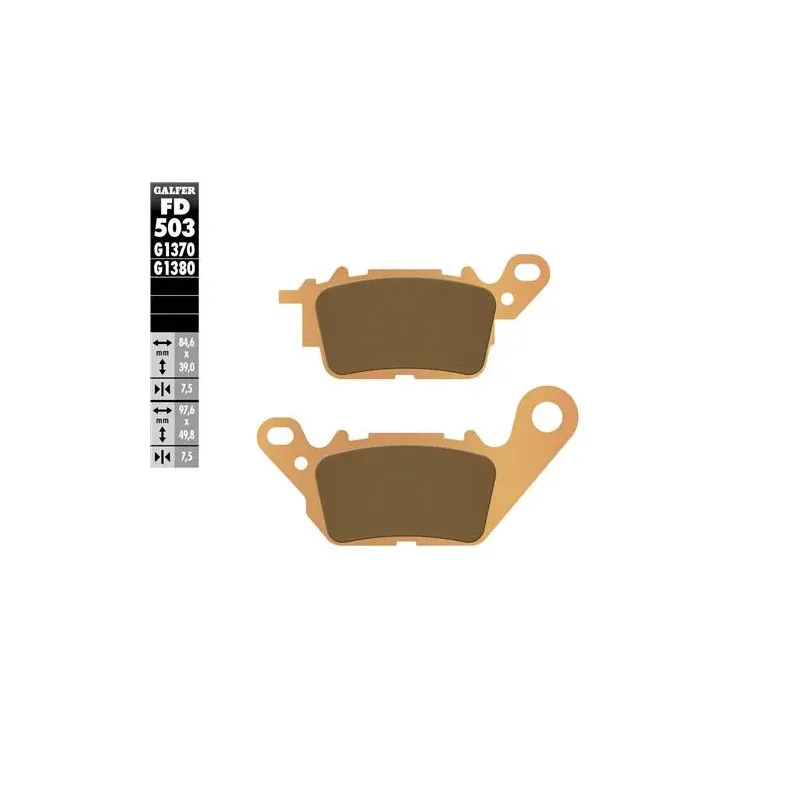 Pastillas de freno moto Galfer Sinter Street FD503