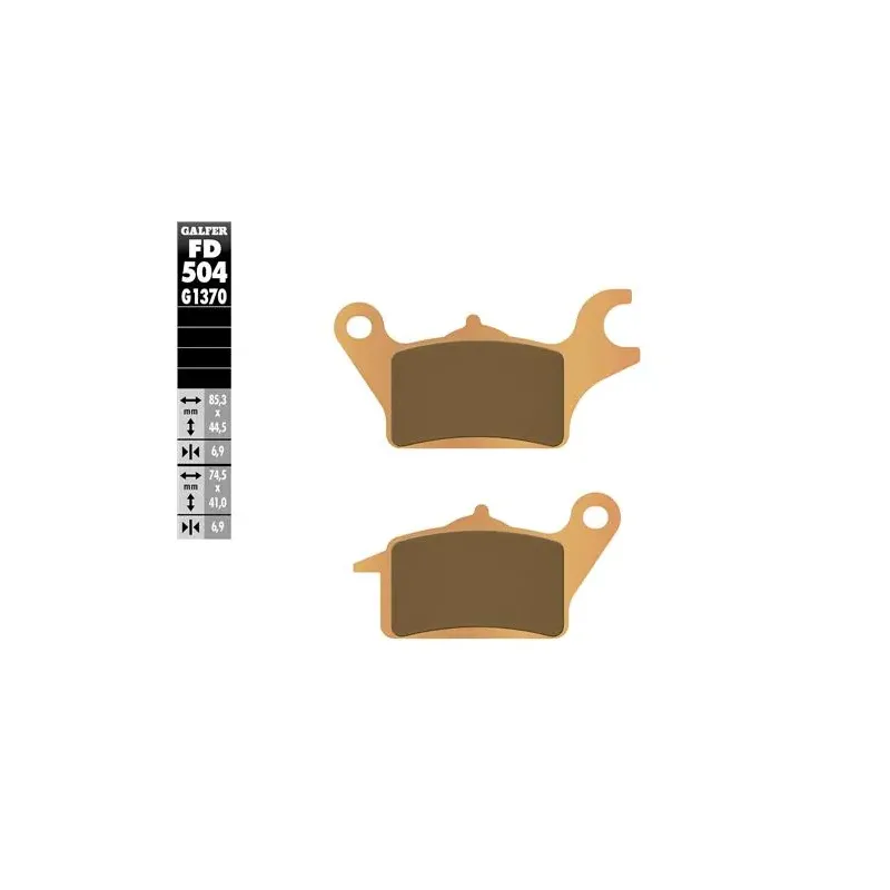 Pastillas de freno moto Galfer Sinter Street FD504