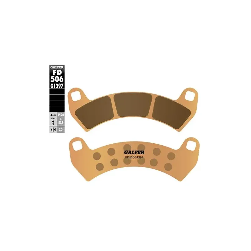 Pastillas de freno moto Galfer Sinter Quad FD506G1